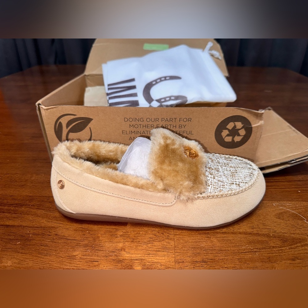 NIB Women's Spenco Revitalign Women's Birch Tweed Orthotic Moccasin 5.5D Wide